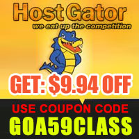 Host Gator Coupan Code : $9.94 OFF 
